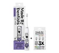 Made by Dentists Kids Electric Toothbrush - Rechargeable Vibrating Toothbrush with Timer Includes 6 Replacement Heads, Gently Cleans Teeth, Girls & Boys, Kids & Toddlers Age 2+ "Space-Inspired Alien
