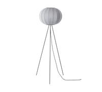 Made By Hand Knit-Wit 45 Round High floor lamp Silver