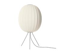 Made By Hand Knit-Wit 65 High Oval Medium floor lamp Pearl white