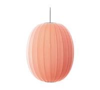 Made By Hand Knit-Wit 65 High Oval pendant Coral