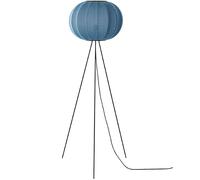 Made By Hand - Knit-Wit Floor Lamp High Round 45 cm, Blue Stone - Blue Stone