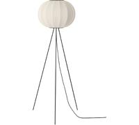 Made By Hand - Knit-Wit Floor Lamp High Round 45 cm, Pearl White - Pearl White