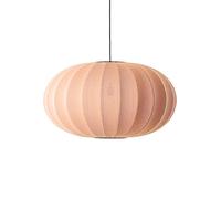 Made By Hand Knit-Wit Oval Pendant Ø76 Pendant Coral