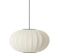 Made By Hand - Knit-Wit Pendant Oval 57 cm, Pearl White - Pearl White