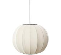 Made By Hand Knit-Wit Round Pendant Pearl White Ø45