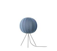 Made By Hand Knit-Wit Round Floor Lamp Ø60 Medium Blue Stone