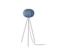 Made By Hand Knit-Wit Round Floor Lamp High Ø45 Blue Stone