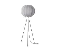 Made By Hand Knit-Wit Round Floor Lamp High Ø60 Silver