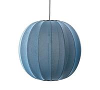Made By Hand Knit-Wit Round Pendant Blue Stone Ø60