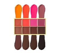 Made by Mitchell | Curve Case Matte Cream Blusher Palette | Deep Shade Selection | Make-up Palettes | Deep