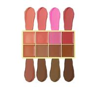 Made by Mitchell | Curve Case Matte Cream Blusher Palette | Medium Shade Selection | Make-up Palettes | Medium