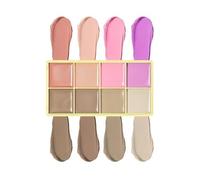 Made by Mitchell | Curve Case Matte Cream Blusher Palette | Very Fair Shade Selection | Make-up Palettes | Lighter
