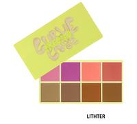 Made By Mitchell Curve Case Pressed Powder Blusher Palette (Various Shades) - Light