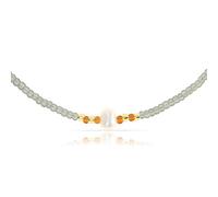 Made by Nami Designer Pearl Choker • Women's Necklace with Freshwater Pearls • Filigree Pearl Necklace • Pearl Necklace Waterproof • Handmade Beach & Surfer Jewellery, Pearl, Freshwater pearls