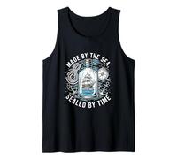 Made by The Sea Sealed by Time Ship in A Bottle Design Tank Top