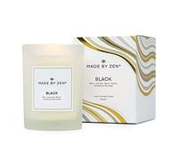 Made By Zen Black Luxury Scented Candle | Expertly Blended Fragrances at Home Aromatheraphy | 100% Natural Wax, Vegan and Cruelty Free