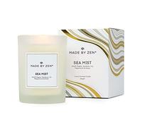 Made By Zen Sea Mist Luxury Scented Candle | Expertly Blended Fragrances at Home Aromatheraphy | 100% Natural Wax, Vegan and Cruelty Free