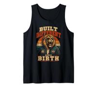Made Different Since Birth Retro Lion Tank Top