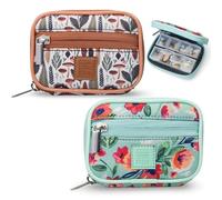 Made Easy Kit Pill Case - Weekly Medicine Organizer with Removable Seven-Day Vitamin & Supplement Box - Premium Neoprene for Travel Purse Accessory (Brown Teal)