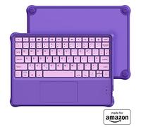 Made For Amazon Kids Wireless Bluetooth Keyboard | Purple, for Fire HD 10 Kids and Kids Pro tablets