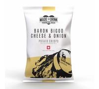 Made For Drink Baron Bigod Cheese & Onion Potato Crisps 150g