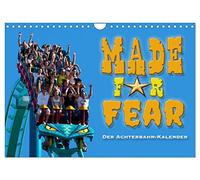 Made for Fear - The roller coaster calendar UK-Version (Wall Calendar 2026 DIN A4 Landscape), CALVENDO 12 Month Wall Calendar