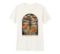 Made for Happy Sunny Days Dragonfly Floral Art Premium T-Shirt