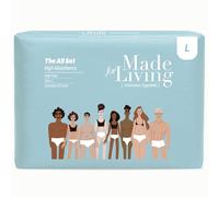 Made for Living The All Set Underwear for Women & Men - Dual Absorbent Core, Leak-Free & Odor Protection - Disposable Overnight Adult Pull Ups for Women & Men - Large - 20 Ct