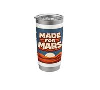 Made for Mars - Retro Red Planet Mars Astronomy Stainless Steel Insulated Tumbler