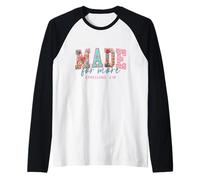 Made for More Christian Faith Verse Ephesians 2:10 Raglan Baseball Tee