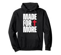 Made for More Cross Christian Faith Purpose Driven Life Pullover Hoodie