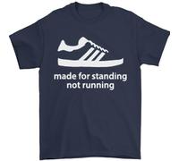 Made for Standing Not Walking Hooligan Mens T-Shirt 100% Cotton Navy Blue XL