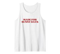 Made for Sunny Days Y2K Aesthetic Trendy Tank Top