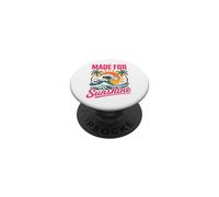 Made for Sunshine and Waves Beach Ocean Summer Vacation PopSockets Adhesive PopGrip