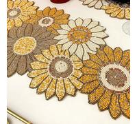 Made for You Beautiful Beaded Table Runner Craftsmanship, Decorative Runner for Center & Dining Table, Pack of 1 Measure 13 X 36 Inches