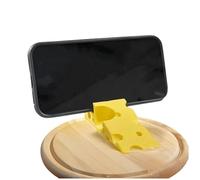 MADE HAPPY Cheese Wedge Phone Holder - Cheese Lover Accessory, Novelty Grip for iPhone & Android, Great Gag Gift