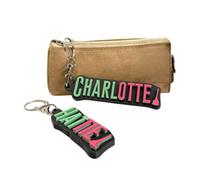 MADE HAPPY Personalised Wicked Keyring - Custom Name Engraved, Musical Theatre Gift, Green Crystal Charm, Witch Hat & Wand, Gift for Theatre Fans