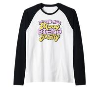Made Her Money Bien Pretty Quote Feminist Feminism Raglan Baseball Tee