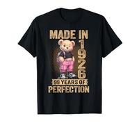 Made in 1926 99th Birthday 99 Year Old Teddy Bear Perfection T-Shirt