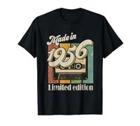 Made In 1956 Limited Edition Vintage Cassette 69th Birthday T-Shirt