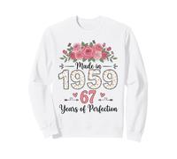 Made In 1959 Floral 67th Birthday Gifts Women 67 Years Old Sweatshirt