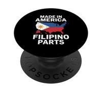 Made In America Funny Filipino Parts Saying PopSockets Adhesive PopGrip