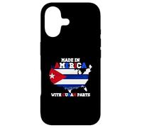 Made-in America With Cuban Parts Cuba USA Flag USA Root Case for iPhone 17