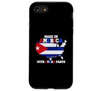 Made-in America With Cuban Parts Cuba USA Flag USA Root Case for iPhone SE (2020) / 7/8