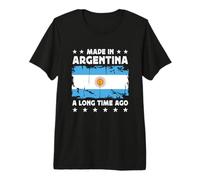 Made in Argentina a Long Time Ago Argentinian Argentina Flag Premium T-Shirt
