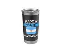 Made in Argentina A Long Time Ago Funny Argentinian Birthday Stainless Steel Insulated Tumbler