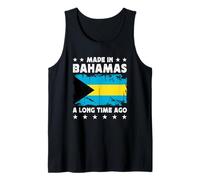 Made in Bahamas a Long Time Ago Proud Bahamian Bahamas Flag Tank Top