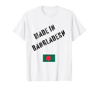Made in Bangladesh with Flag Funny T-Shirt