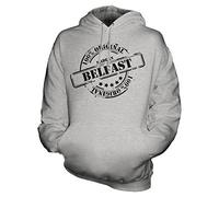 Made In Belfast - Unisex Hoodie - Mens/Womens/Ladies, Size X-Large, Colour Fi...