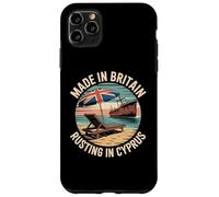 Made In Britain Rusting In Cyprus Funny Retirement Case for iPhone 11 Pro Max